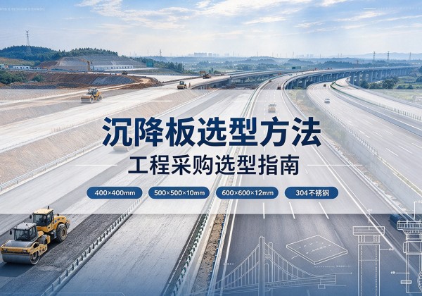 平原沉降板选择方法